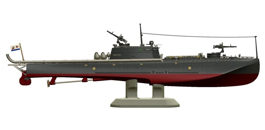 3D модель Торпедный катер Туполев Г-5 – Упрощённая версия - фото 3