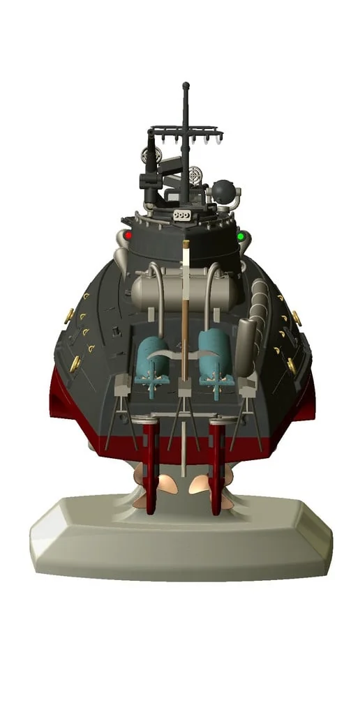 3D модель Торпедный катер Туполев Г-5 – Упрощённая версия - фото 11