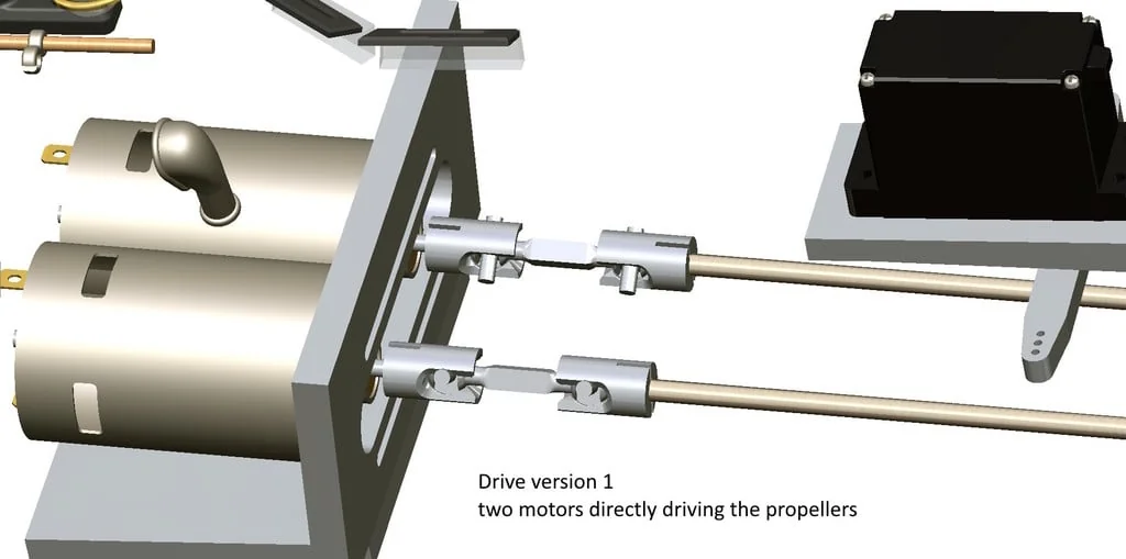 3D модель Торпедный катер Туполев Г-5 – Упрощённая версия - фото 22