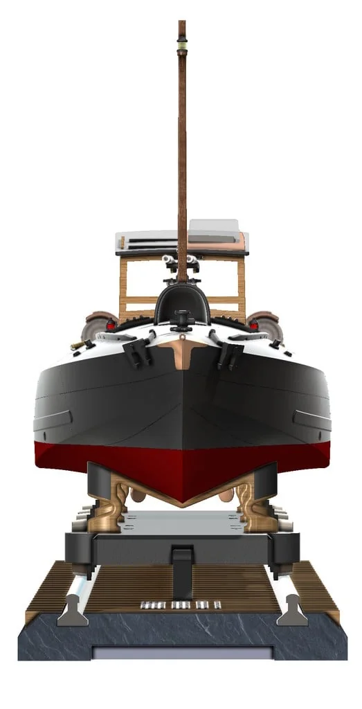 3D модель Торпедный катер Туполев Г-5 – Упрощённая версия - фото 47