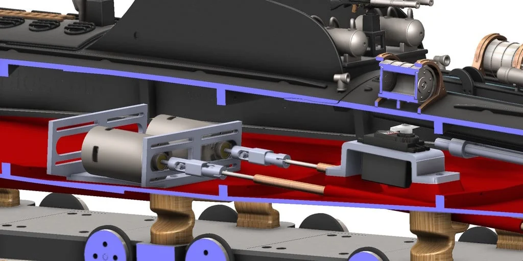 3D модель Торпедный катер Туполев Г-5 – Упрощённая версия - фото 58