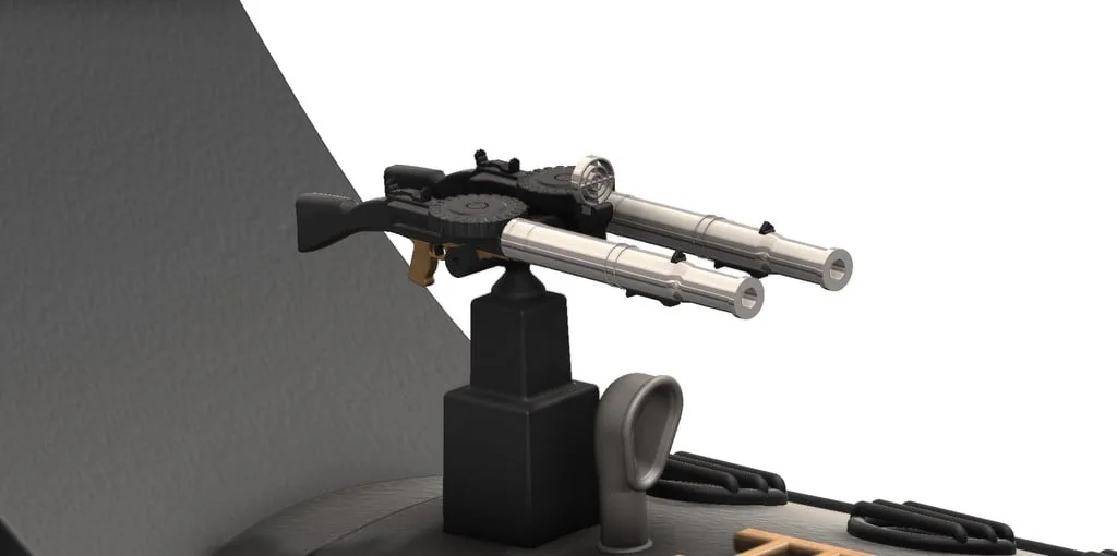 3D модель Торпедный катер Туполев Г-5 – Упрощённая версия - фото 65