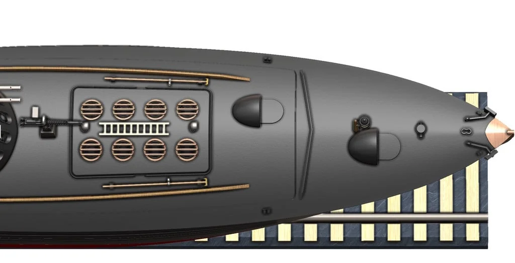 3D модель Торпедный катер Туполев Г-5 – Упрощённая версия - фото 89