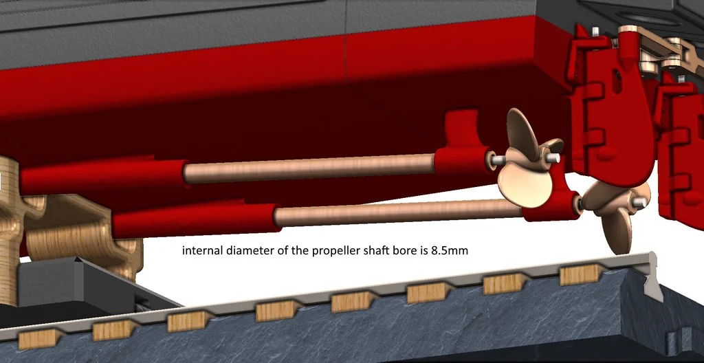 3D модель Торпедный катер Туполев Г-5 – Упрощённая версия - фото 96