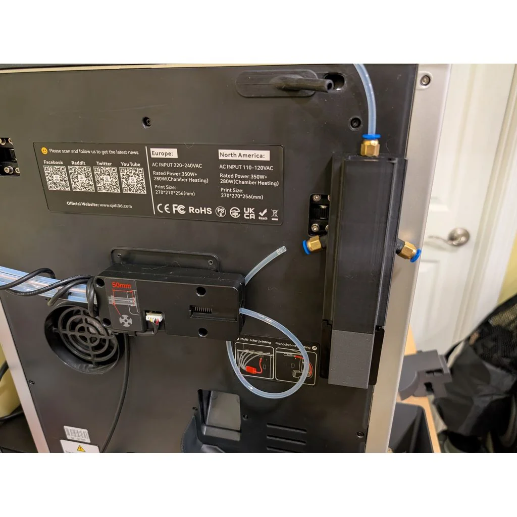 3D модель Держатель катушки для QiDi Q2/Q2C, версия 2 - фото 3