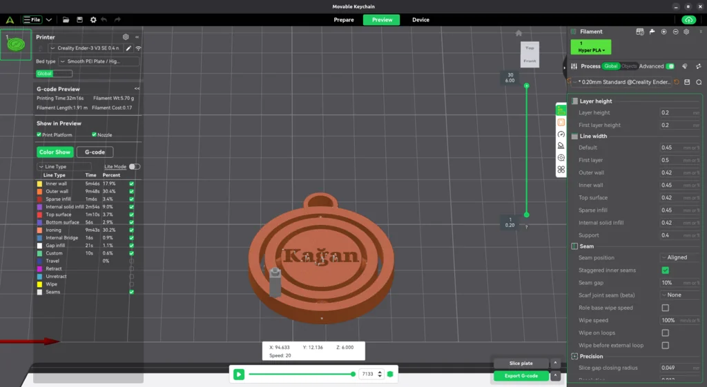 3D модель Движущийся 3D-модель ключницы - фото 5