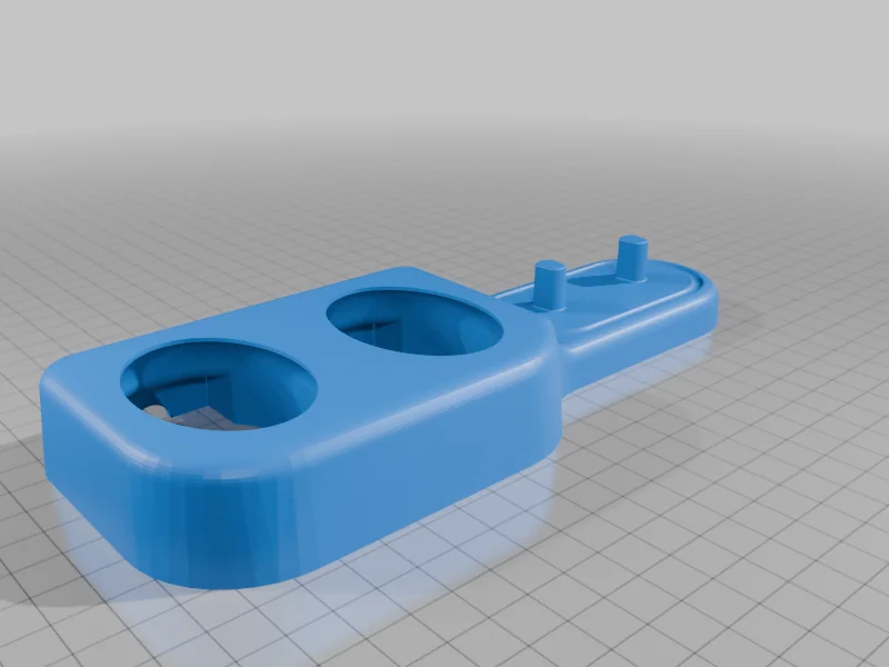 3D модель Подставка Oral-B для 2 зарядных устройств и 2 щеток - фото 1