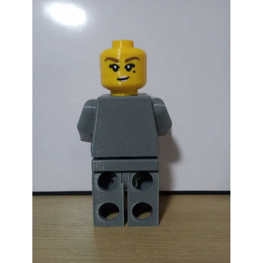 3D модель Гигантская минифигурка девочки в костюме слона - фото 11