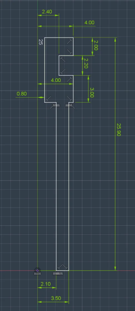 3D модель Запчастина для замка дверей Infiniti G35 - фото 4