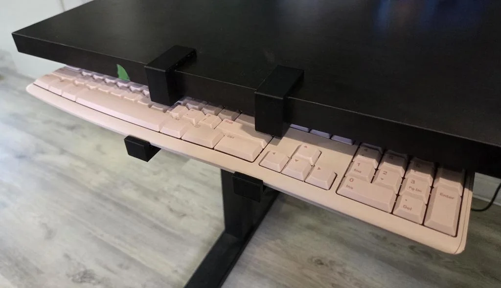 Держатель для клавиатуры под столом