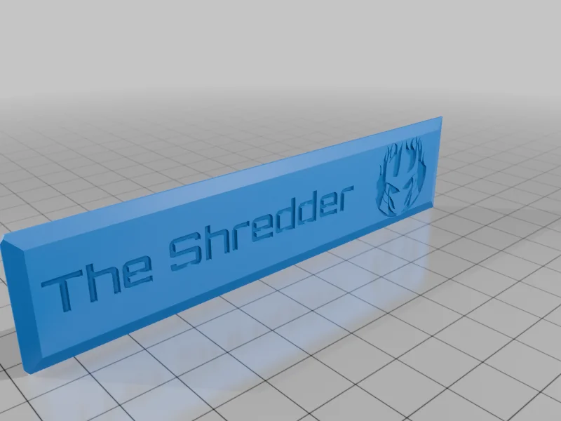 Модель лезвия для шредера