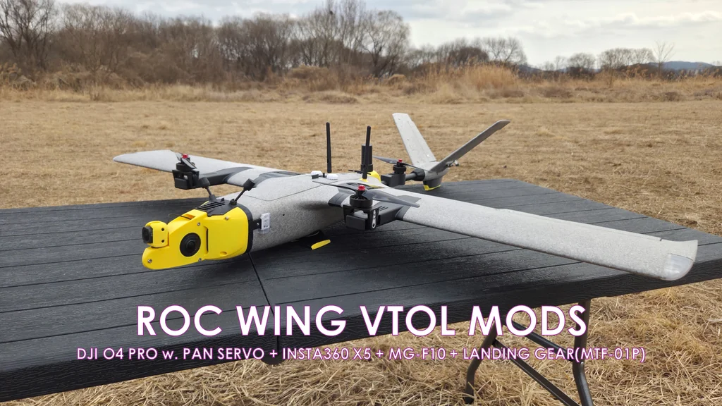 ArgusFPV ROC WING VTOL Модификации - DJI O4 Pro и Insta360 X5