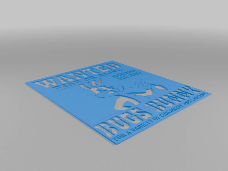 Трафарет Багза Банни 9