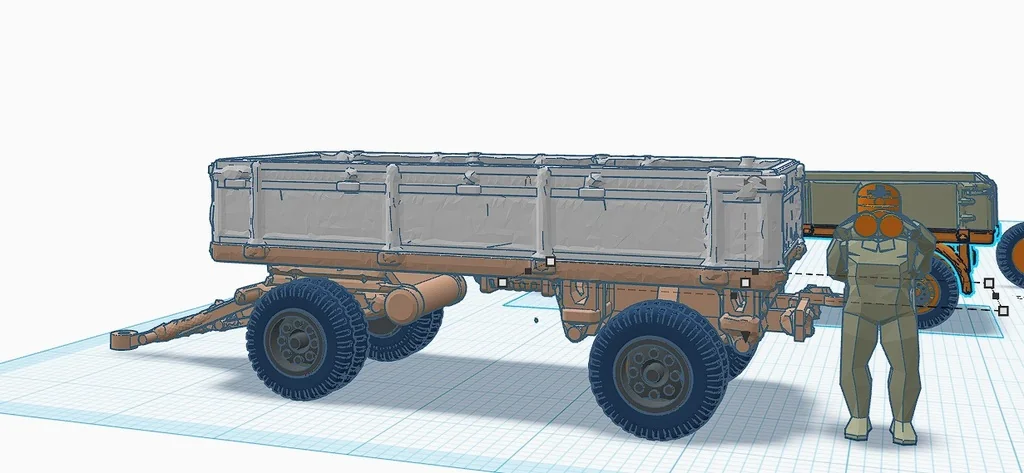 Модель прицепа Einheitsanhänger 5 т Baumuster E5