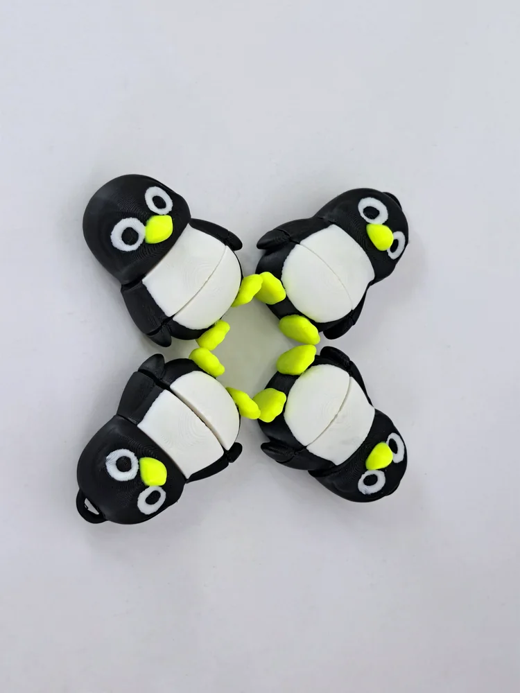 Артикулированный Пингвин для 3D Печати