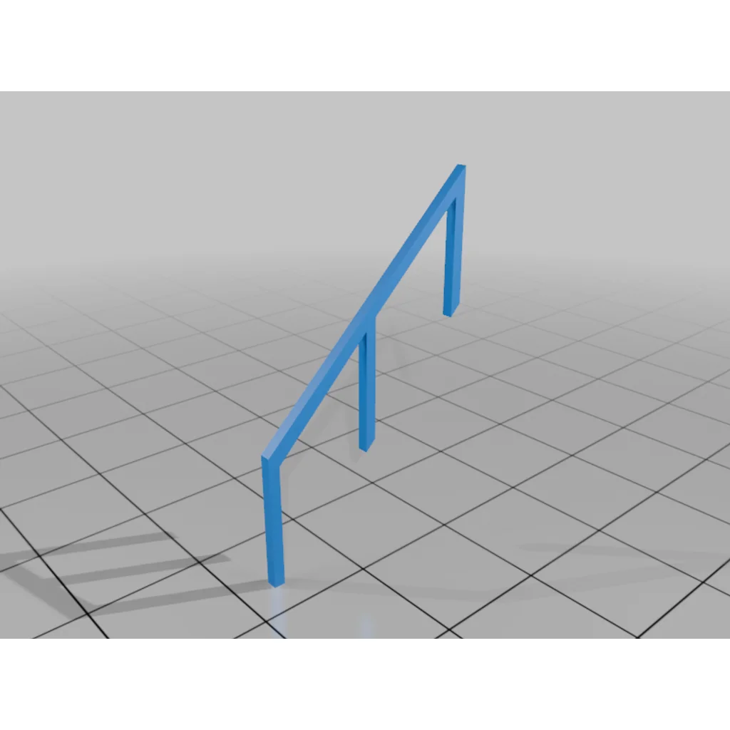 3D модель Платформа для обслуживания OO Gauge с перилами - фото 9