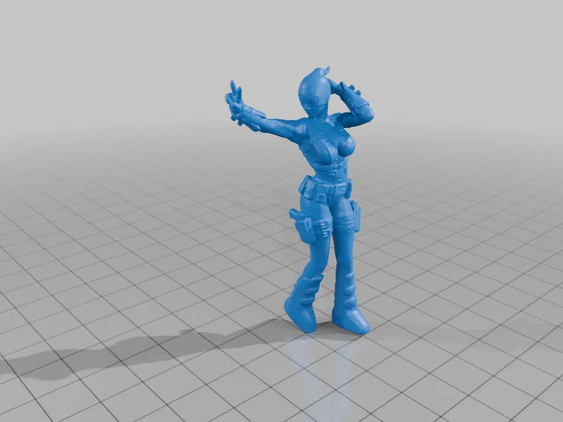 3D модель Статуя Гвенпул - фото 2