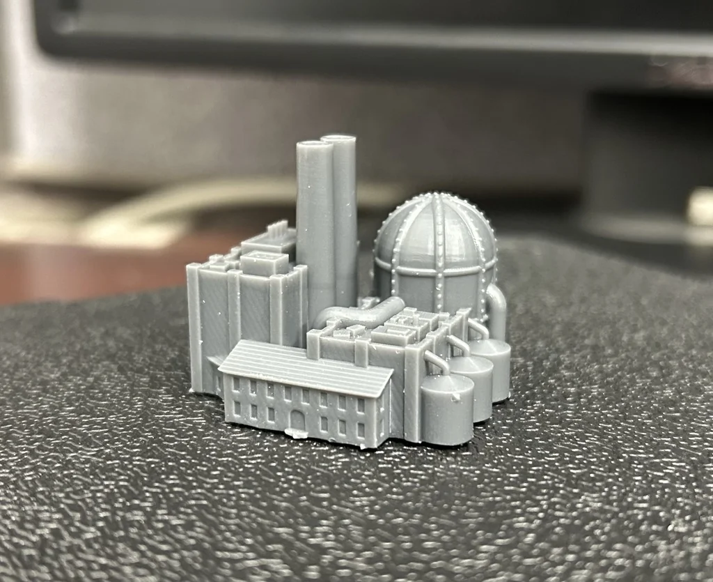 Мини модель фабрики для игры Scythe