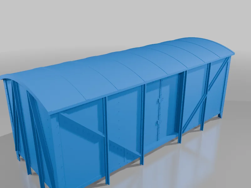 3D модель 3D Модель кузова рыболовной фуры - фото 2