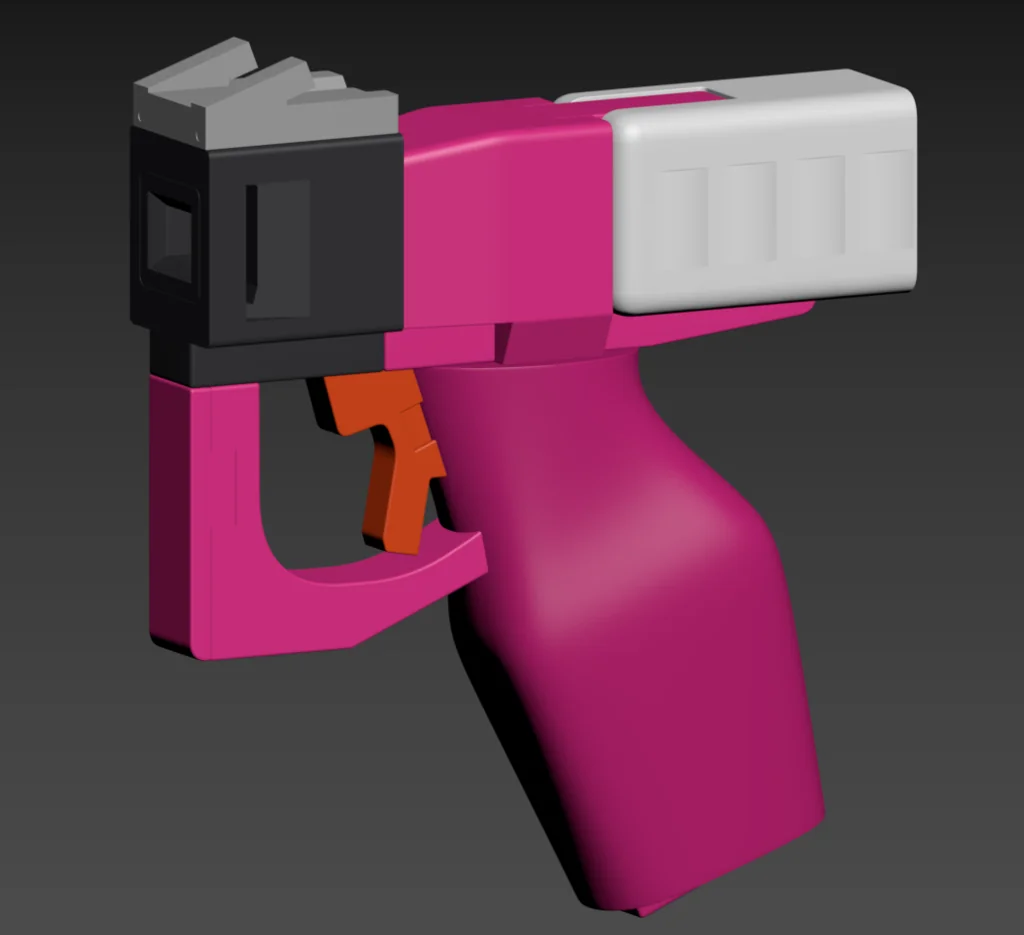 3D модель Модель тактического пистолета CE из Marathon - фото 2