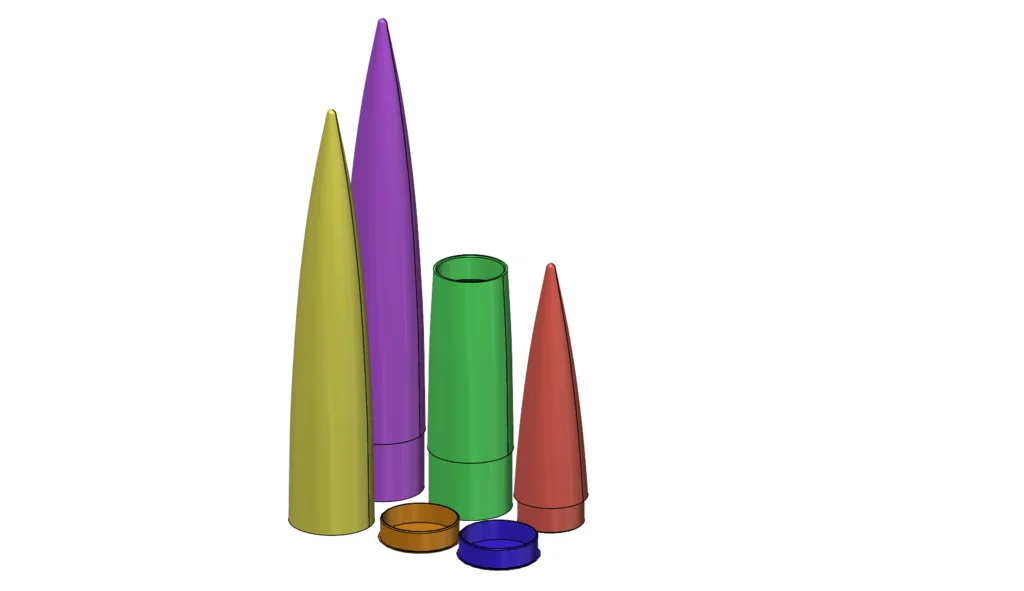 3D модель Носовая часть PNC-60RL 3.0 дюйма PSII - фото 1