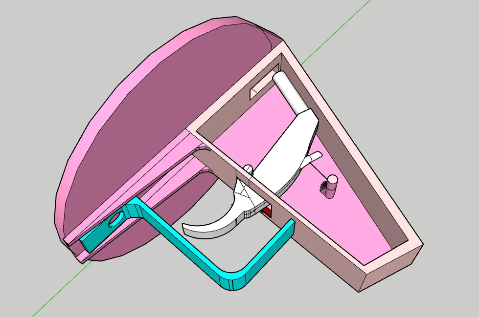 3D модель 3D-модель страйкбольного гранатомета M32 - фото 8