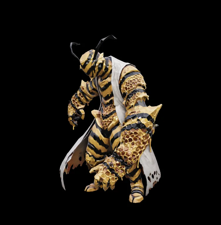 Модель пчелиного короля Хил'тхуз