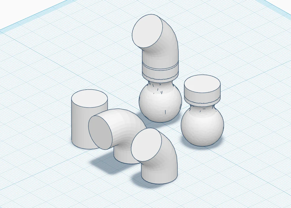 3D модель Модульна система кульових з'єднань - фото 3