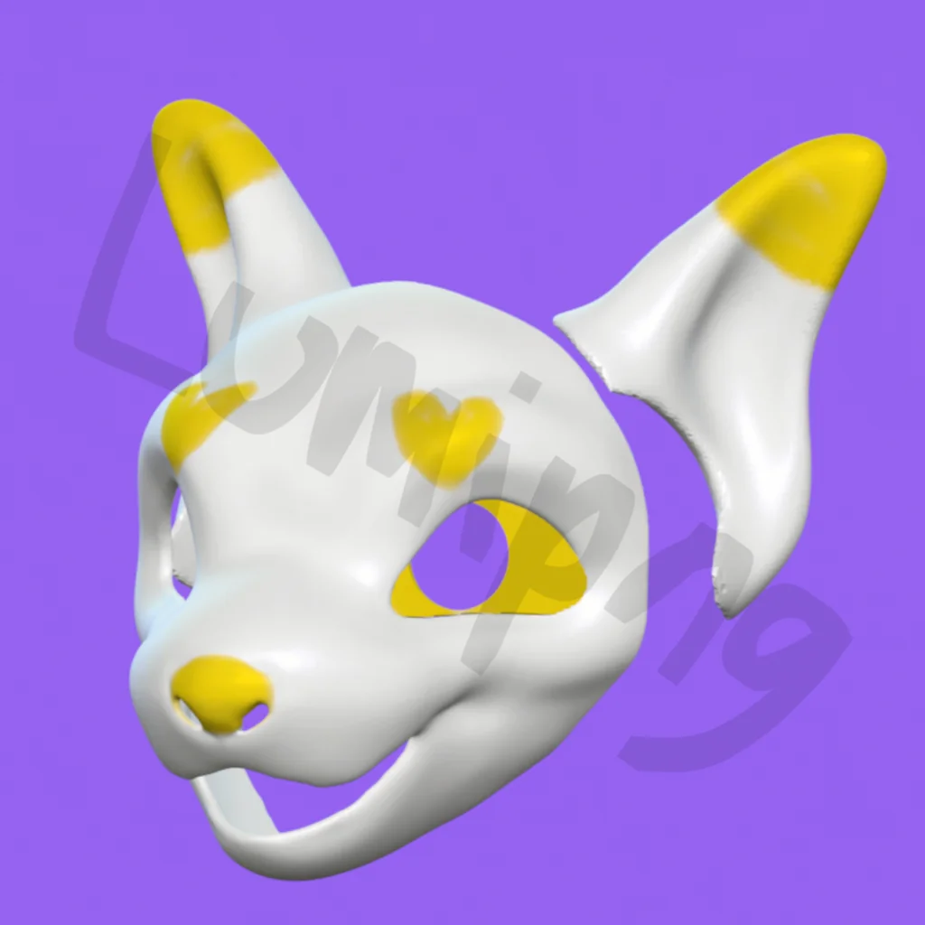 3D модель База головы фурсюта Feline - фото 1