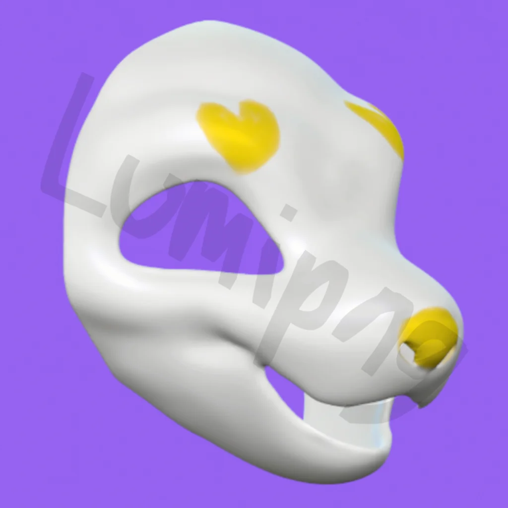 3D модель База головы фурсюта Feline - фото 2