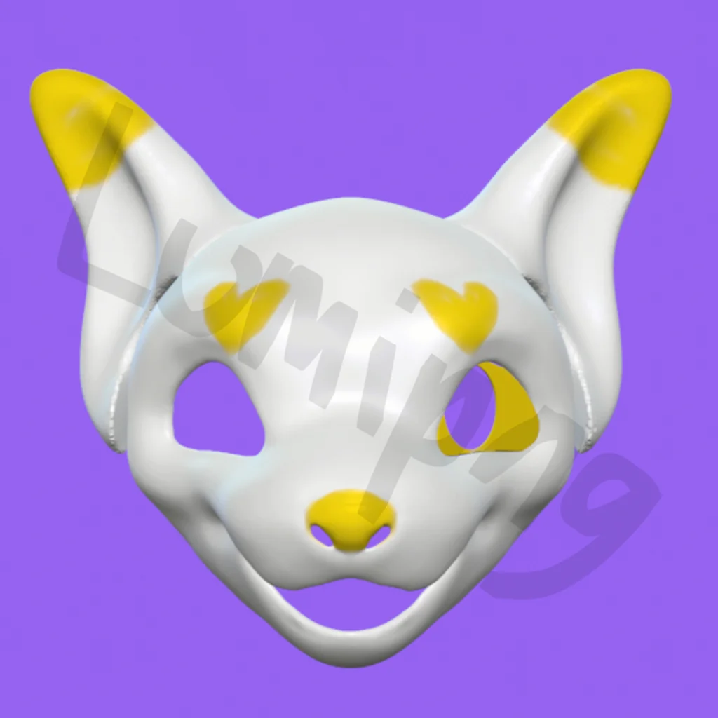 3D модель База головы фурсюта Feline - фото 4