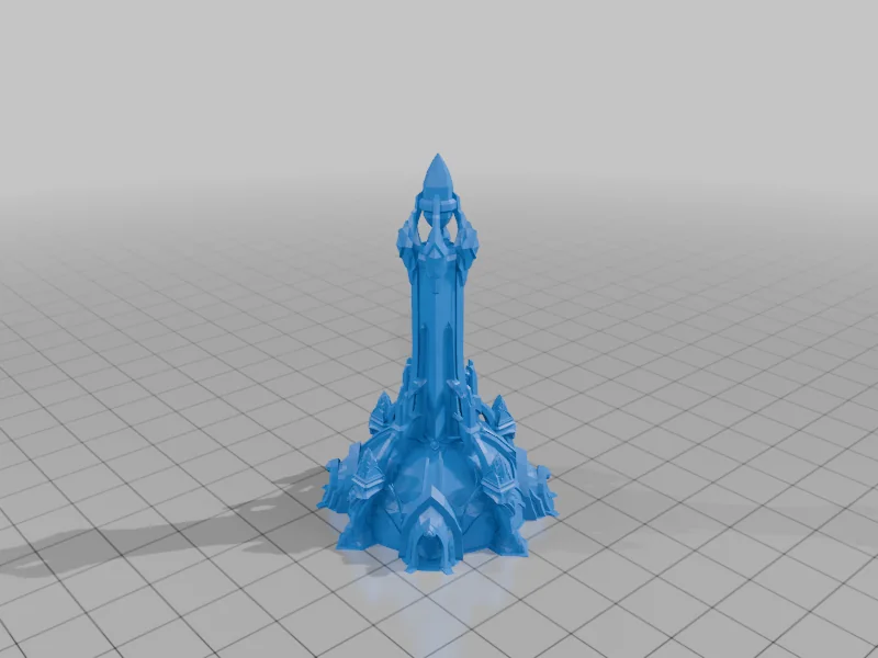 3D модель Модели зданий Драней для настольной игры Warcraft - фото 2