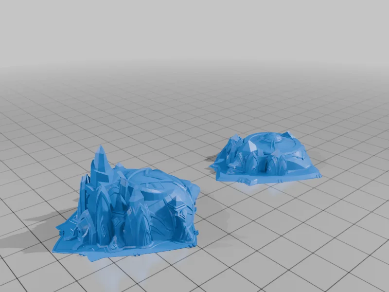 3D модель Модели зданий Драней для настольной игры Warcraft - фото 8