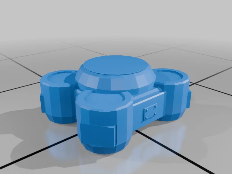 3D модель Квадрупедальный робот Faijin из игры Kreig Robots - фото 4