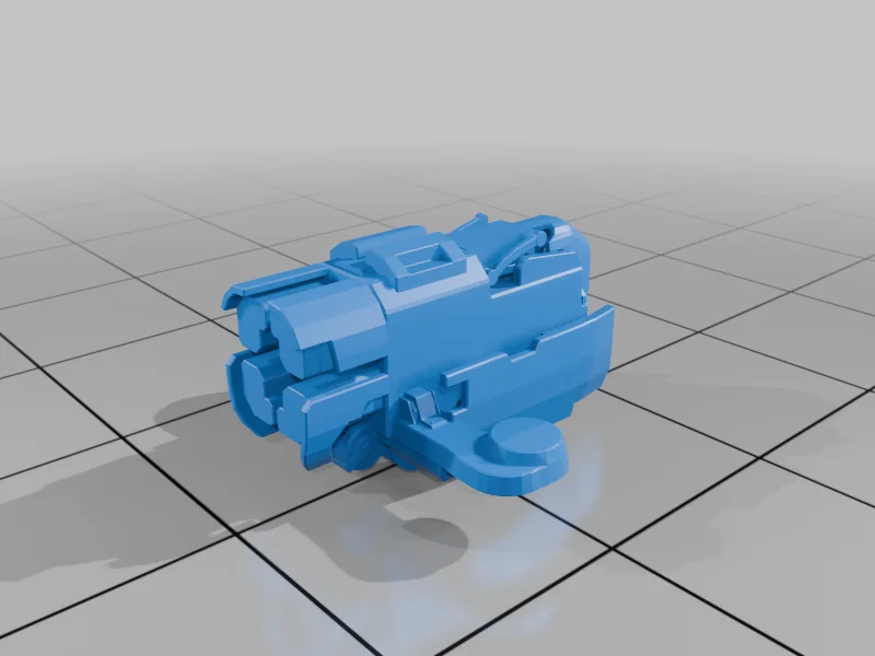 3D модель Квадрупедальный робот Faijin из игры Kreig Robots - фото 6