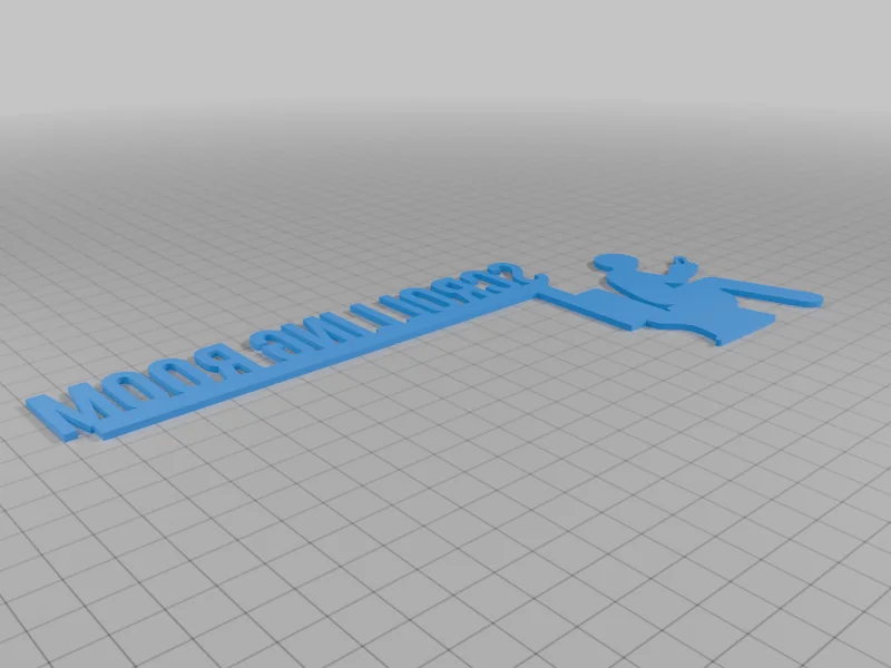 Дверной знак 'Scrolling Room'