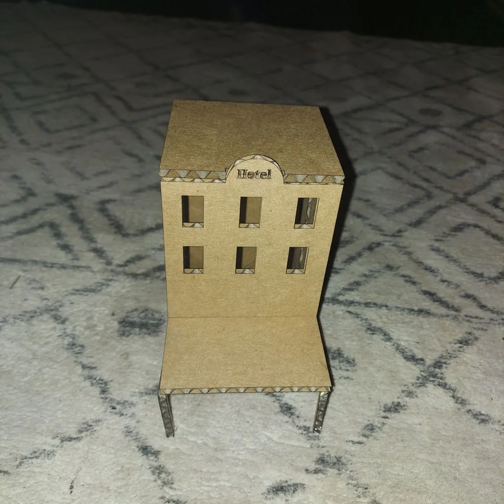 3D модель Модель отеля для лазерной резки и 3D-печати - фото 4