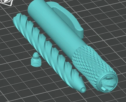 3D модель Схована модель: Ручка-пенал (Pilot G2) - фото 1