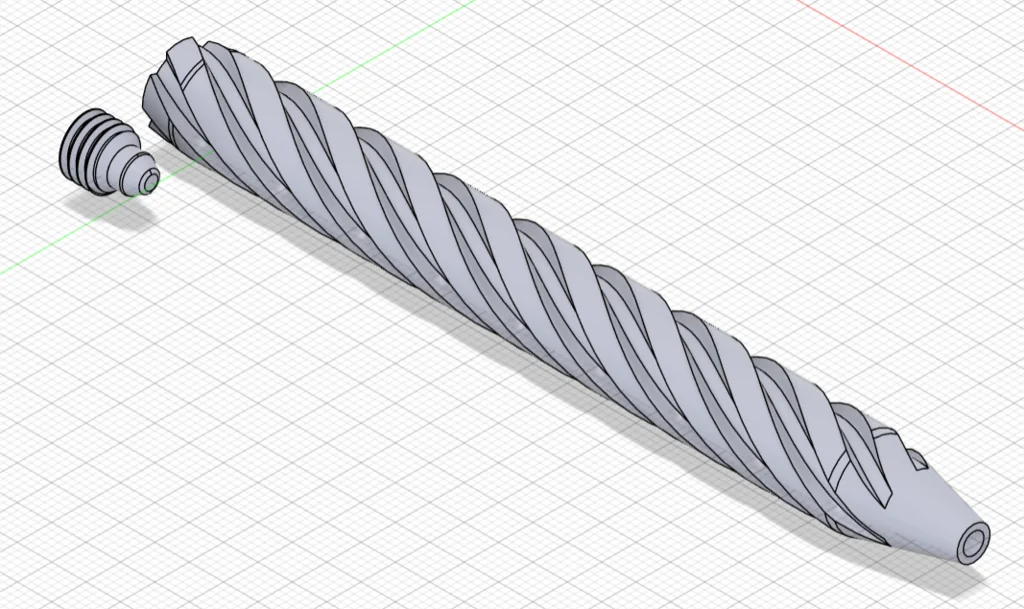 3D модель Схована модель: Ручка-пенал (Pilot G2) - фото 2