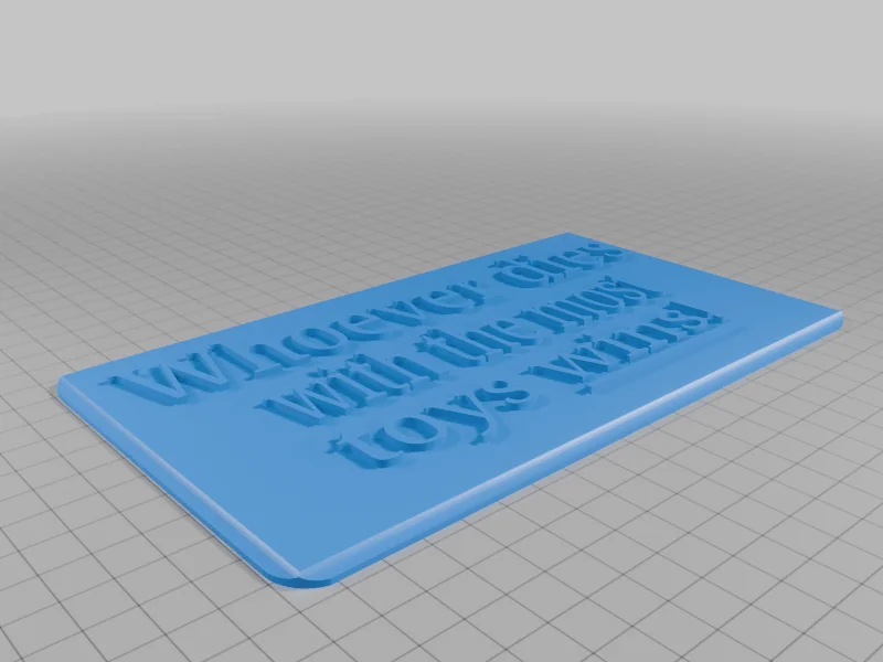 3D модель Модель: Кто умрет с большим количеством игрушек, тот и выиграл - фото 2