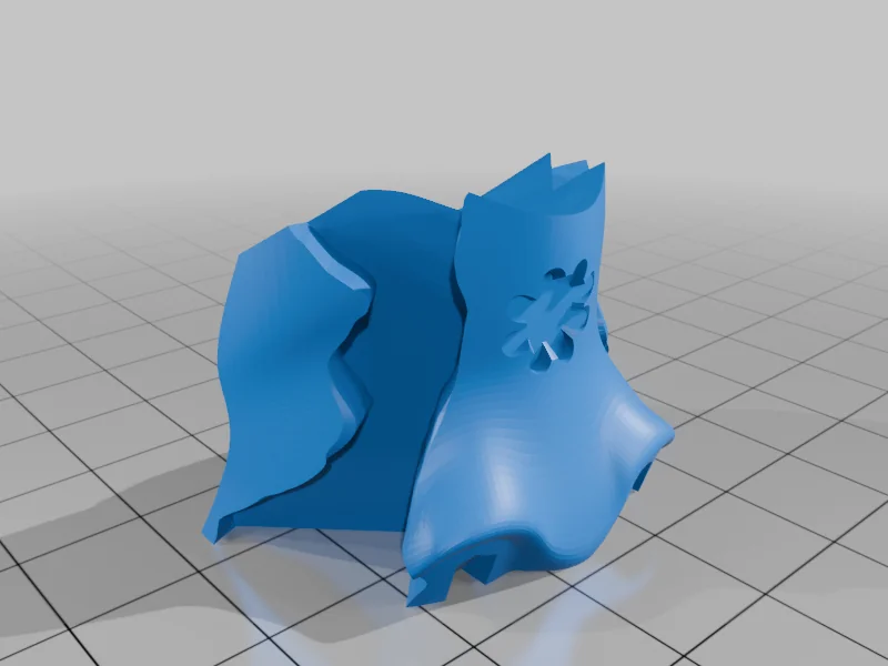 3D модель Женский гном для 3D-печати - фото 6