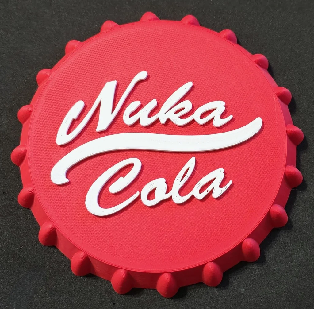 3D модель Модель крышки бутылки Nuka Cola - фото 1