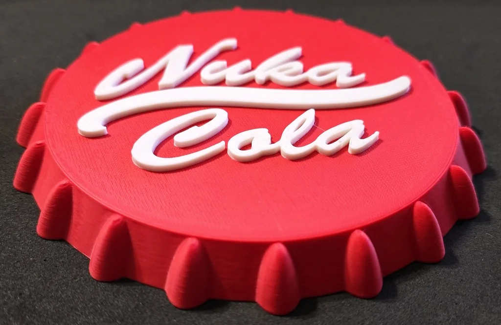 3D модель Модель крышки бутылки Nuka Cola - фото 2