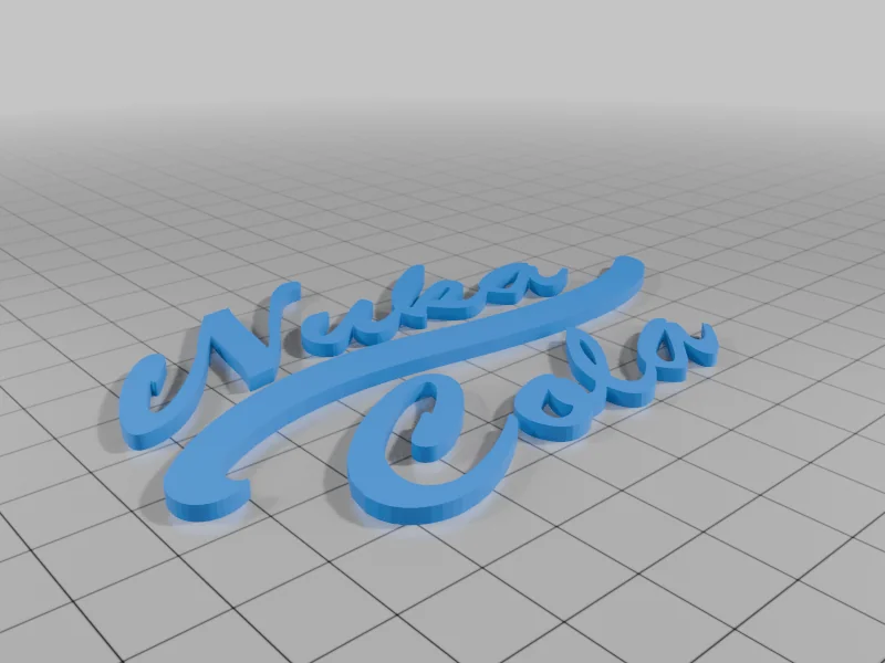 3D модель Модель крышки бутылки Nuka Cola - фото 4