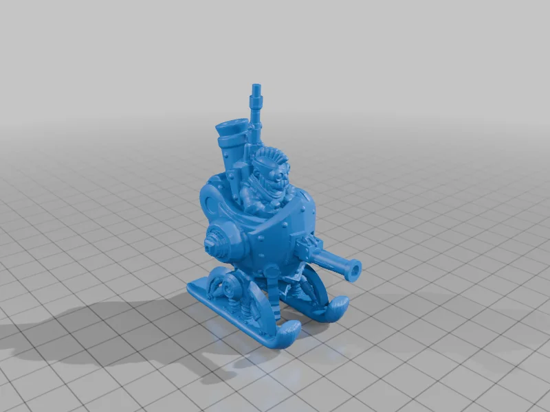 3D модель Гномий Гирокоптер - фото 10