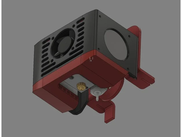 3D модель Комплект замены хотэнда Tevo Flash e3d v6 - фото 4