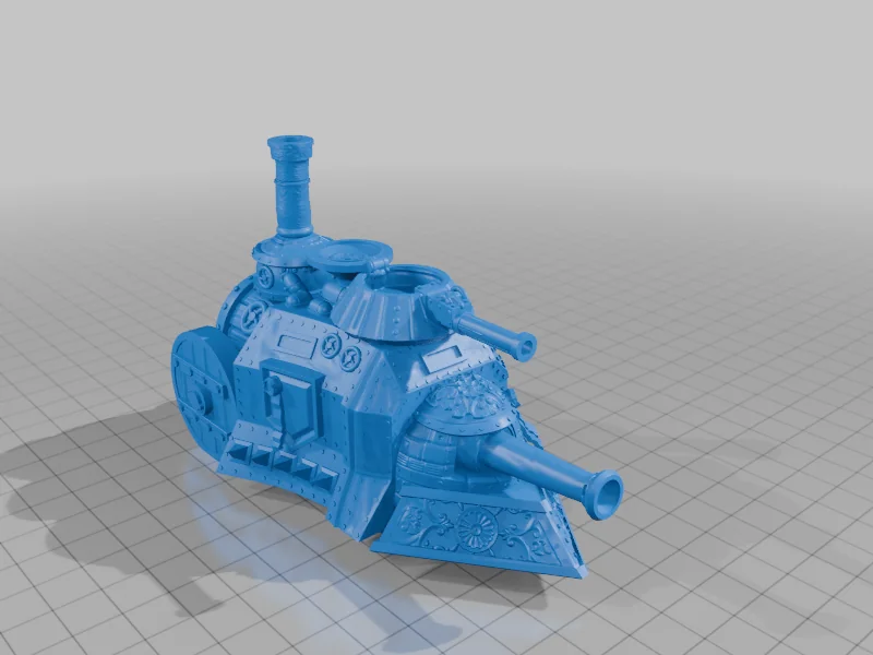 3D модель Паровий танк з Warlords of Archaios - фото 5