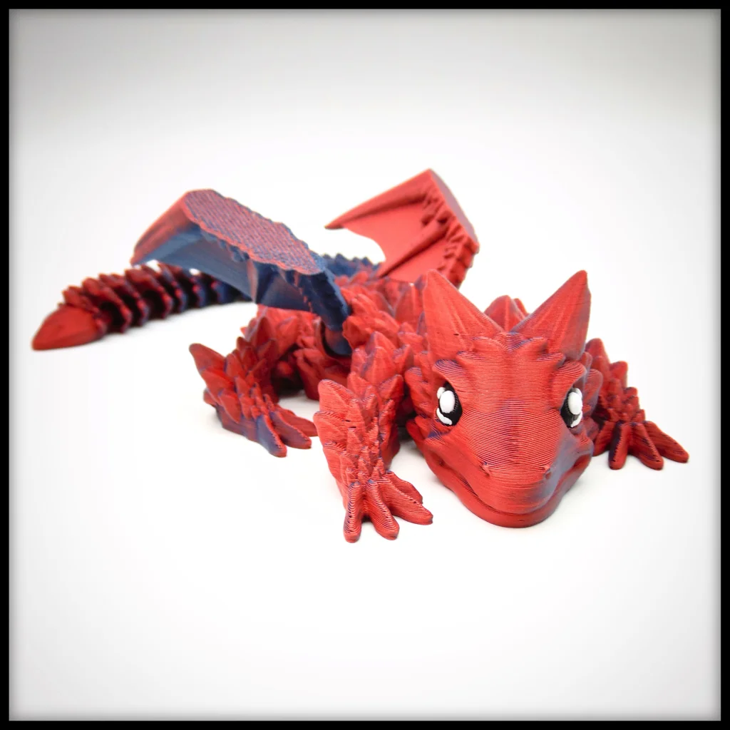 3D модель Дракон Шардскейл с подвижными крыльями - фото 3