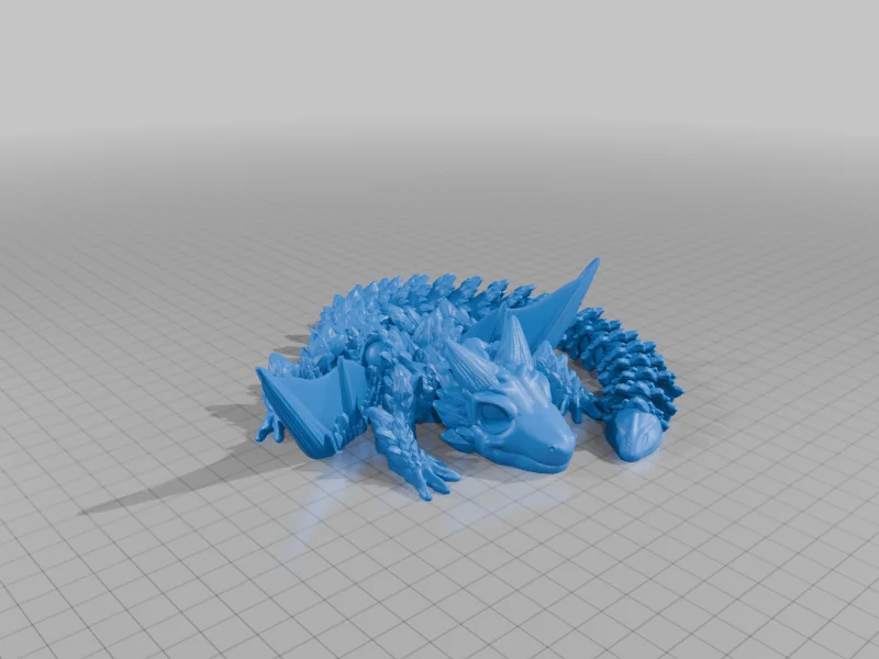 3D модель Дракон Шардскейл с подвижными крыльями - фото 8