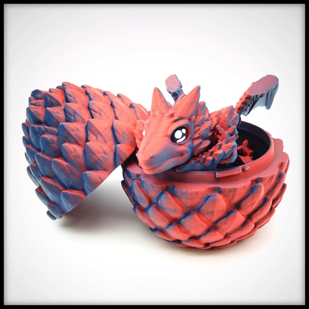 3D модель Яйцо дракона Shardscale с механизмом Twist and Lock - фото 2